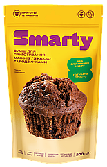 Суміш для маффінів з какао та родзинками 200г ТМ SMARTY