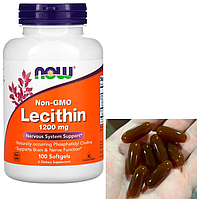 Лецитин Now Lecithin 1200 mg 100 гел капс