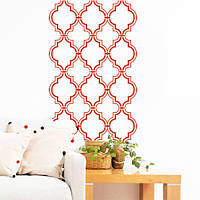Интерьерная виниловая наклейка на стену, стекло, мебель узор Марокко