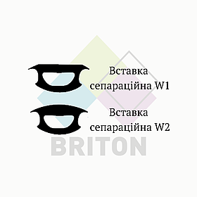 Декоративна вставка (сепараційна) для натяжних стель. Модель W-1, W-2