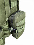 Рюкзак тактичний, військовий K&M 60л + 3 підсумки / армейский рюкзак, фото 5