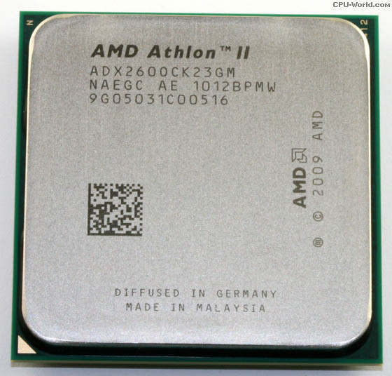 Б/В, Процесор, AMD Athlon II X2 260, sAM3, 2 ядра, 3.2 гГц