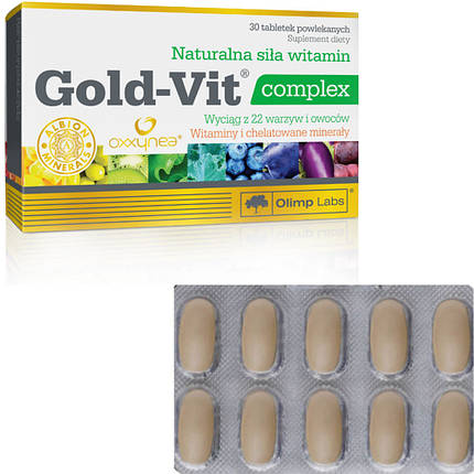 Вітаміни Olimp Gold-Vit Complex 30 таблеток, фото 2