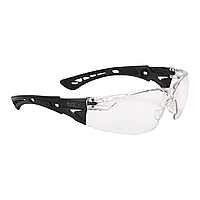 Тактичні захисні окуляри, Rush+ small, Bolle Safety, Black with Clear Lens