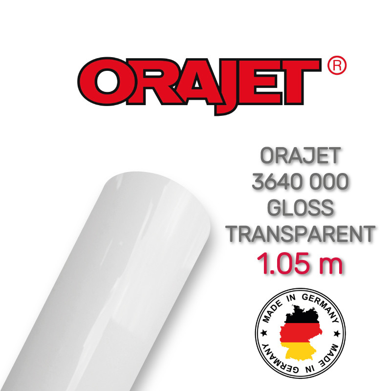 Orajet 3640 000 Transparent Gloss 1.05 m