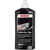 Полироль с воском Sonax Polish & Wax Color NanoPro 500 мл черный