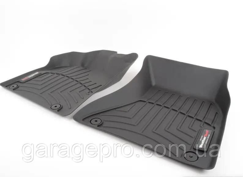 Передні захисні килимки WeatherTech в салон Porsche Macan 2014 - н. е. (Черні)