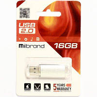 Флеш накопичувач Mibrand USB 2.0 Cougar 16Gb Silver