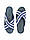 Шльопанці Etor 630-132-578 білий+синій, фото 4