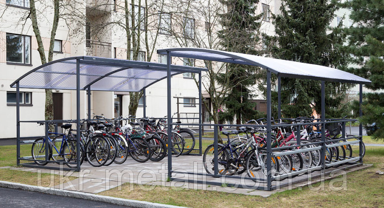 Велопарковка для велосипедів / Велопарковка велика / Велопарковка з навісом, фото 1
