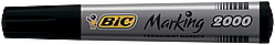 Маркер перманент 1,7 мм чорний Bic (12)