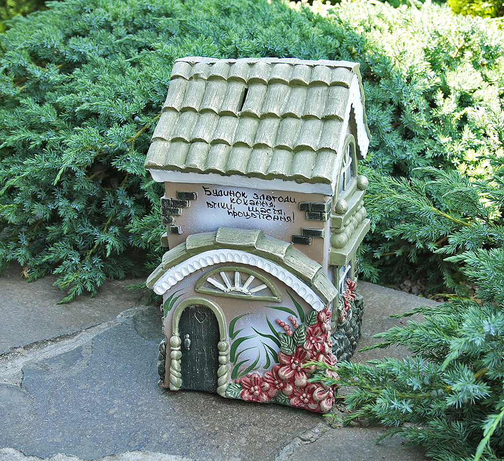 Скарбничка Будиночок Італійський великий - сонячний гіпс Гранд Презент КГ601-3, фото 1