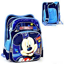 Дитячий шкільний рюкзак Мікі Маус синій колір