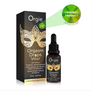 Кліторальні краплі з вібрацією ORGASM DROPS VIBE!,15 мл ORGIE (Бразилія-Португалія)