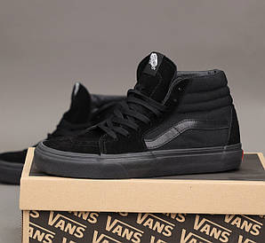 Мужские черные Кеды Vans Old Skool