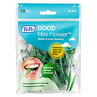 Флосс-зубочистки mini flosser TePe Good, 36 шт