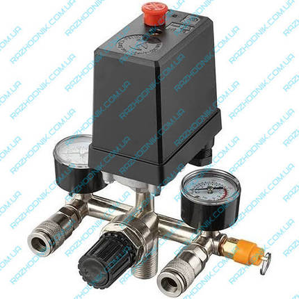 Автоматика, пресостат для компресора Forte,Intertool у зборі 380 В, фото 1