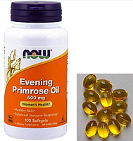 Масло вечерней примулы Now Foods Evening Primrose Oil 500 mg 100 капс