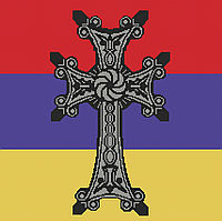 Схема для вишивки бісером ,, Армянський Хрест Хачкар (повна зашивка ),,