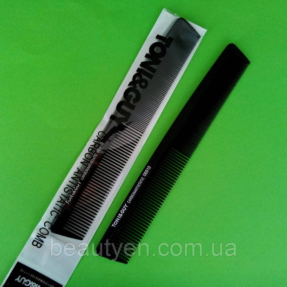 Гребінець Toni&guy carbon antistatic 06910