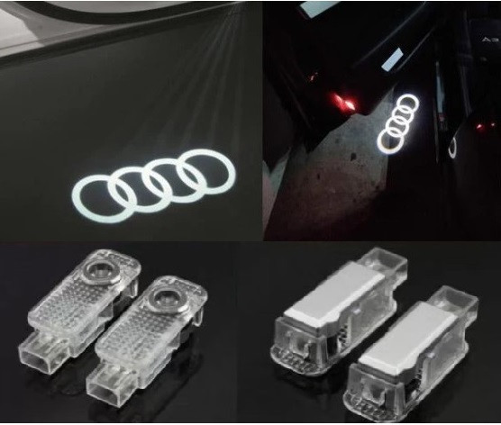Підсвітка дверей з логотипом Аудіо Audi A1 A3 A4 A4L A5 A6 A6L (05- ) A7 A8 (04-09) A8 2шт.