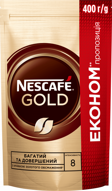 Растворимый кофе Nescafe Gold 400 гр. - фото 1 - id-p1657022275