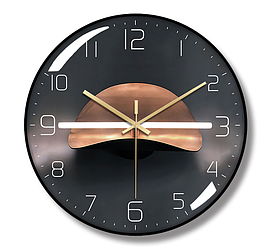 Настінний годинник. Модель RD-0530 F, Чорний