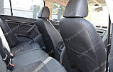 Чохли на Шкоду Октавія А5 (авточохли Skoda Octavia A5, Lether style), фото 2