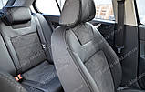 Чохли на Шкоду Октавія А5 (авточохли Skoda Octavia A5, Lether style), фото 4
