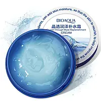 Крем-гель для обличчя Bioaqua з гіалуроновою кислотою Вологий Crystal Through Moist Replenishment 38 гр.