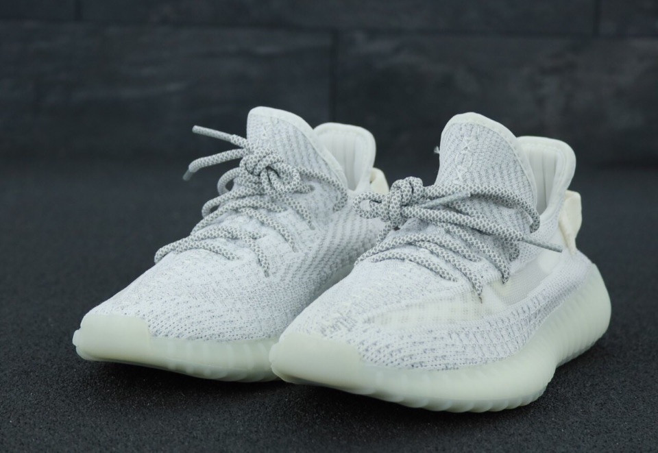 Мужские серые кроссовки Adidas Yeezy Boost 350 v2 Static