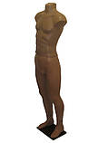 Манекен чоловічий на повний зріст тілесного кольору на підставці, фото 2