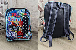 Рюкзак шкільний портфель МАШИНКА темно синій