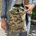Тактичний Підсумок для скидання магазину на системі Моллі (32*25*20 см) Піксель / Військова сумка з підкладкою, фото 2