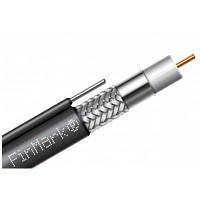 Кабель телевізійної FinMark RG-660, CU, +steel wire, 305м, black (F660BVMcu_305_black)