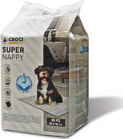 Пелюшки для собак Super nappy 60 х 60 см 50 шт/уп