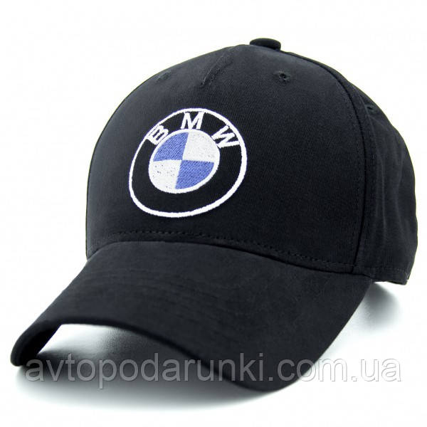 Кепка BMW чорна, бейсболка з логотипом авто БМВ