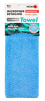 Салфетка микрофибра NOWAX NX68442, голубая, 40x40 см