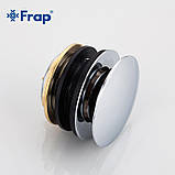 Випуск для ванни Frap F63, автомат, 1 1/2", хром, фото 3