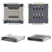 Коннектор SIM-карты для Lenovo S660; мобильных телефонов; планшетов, на две SIM-карты, тип 1