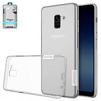 Чехол Nillkin Nature TPU Case для Samsung A730 Galaxy A8+ (2018), бесцветный, прозрачный, Ultra Slim, силикон,