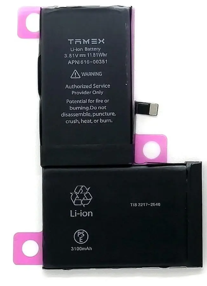 Акумулятор TAMEX для iPhone X підвищеної ємності, 3100 mAh Original PRC