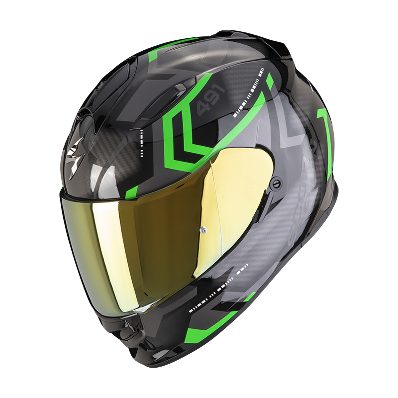 Мотошлем Scorpion Exo-491 Spin Green