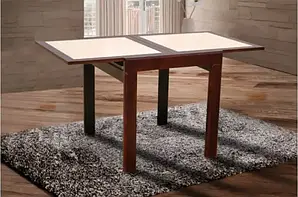 Обідній стіл Онікс Ш710(1420)*В750*Г790, горіх темний