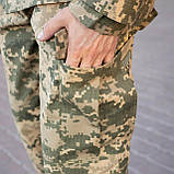 Штани тактичні 4 кишені Grifon BASE "Піксель ЗСУ" ріп-стоп (вафелька) розмір 50, фото 10
