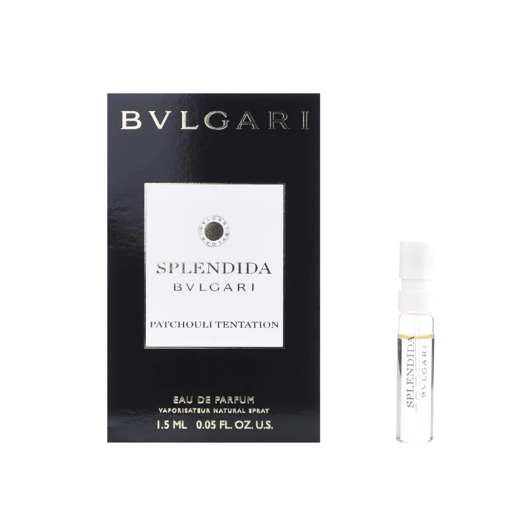 Оригінальний пробник жіночих парфумів Bvlgari Splendida Patchouli Tentation 1,5 мл, квітково-пудровий аромат, фото 1