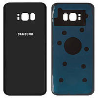 Задняя панель корпуса для Samsung G955F Galaxy S8 Plus, черная, Original (PRC), midnight black