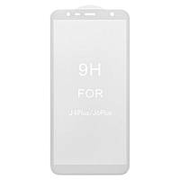 Защитное стекло All Spares для Samsung J415F Galaxy J4+, J610 Galaxy J6+, 5D Full Glue, белый, cлой клея