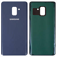 Задняя панель корпуса для Samsung A730F Galaxy A8+ (2018), A730F/DS Galaxy A8+ (2018), синяя