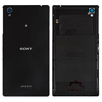 Задня панель корпуса для Sony D5102 Xperia T3, D5103 Xperia T3, D5106 Xperia T3, чорна